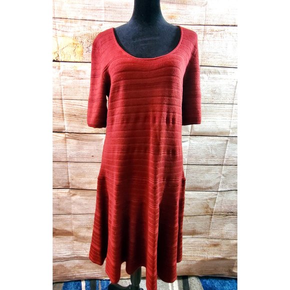 Mossimo Supply Co. Dresses Mossimo Burgandy Sweater Dress Xl Poshmark